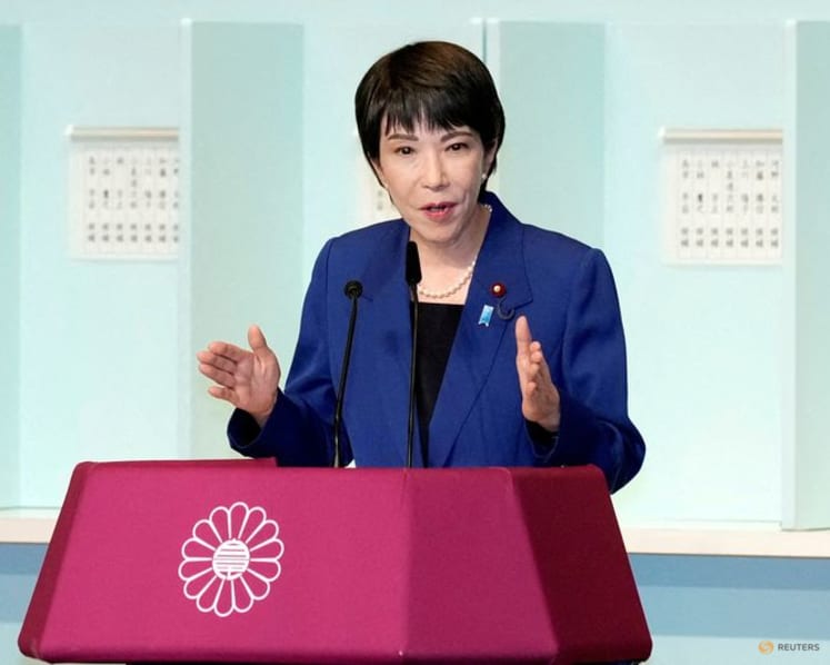 China critic Takaichi joins party race, could become Japan's first woman leader
