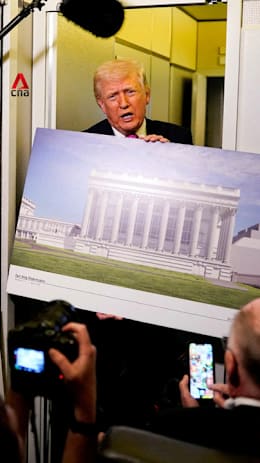 Trump unveils White House ballroom renderings