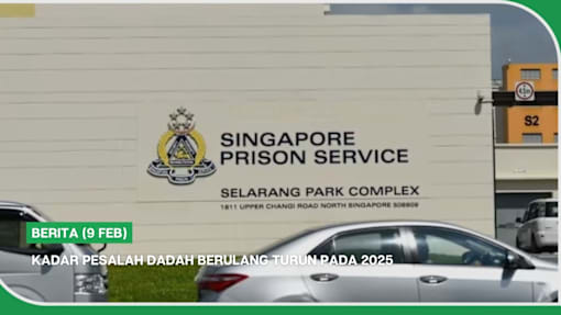 BERITA (9 FEB) | Kadar pesalah dadah berulang turun pada 2025