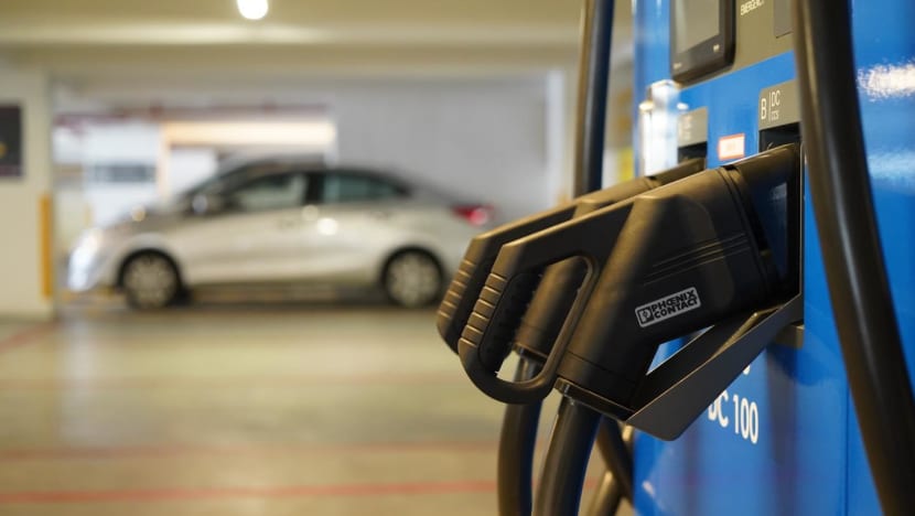 Electric vehicle charging points installed at 5 HDB car parks