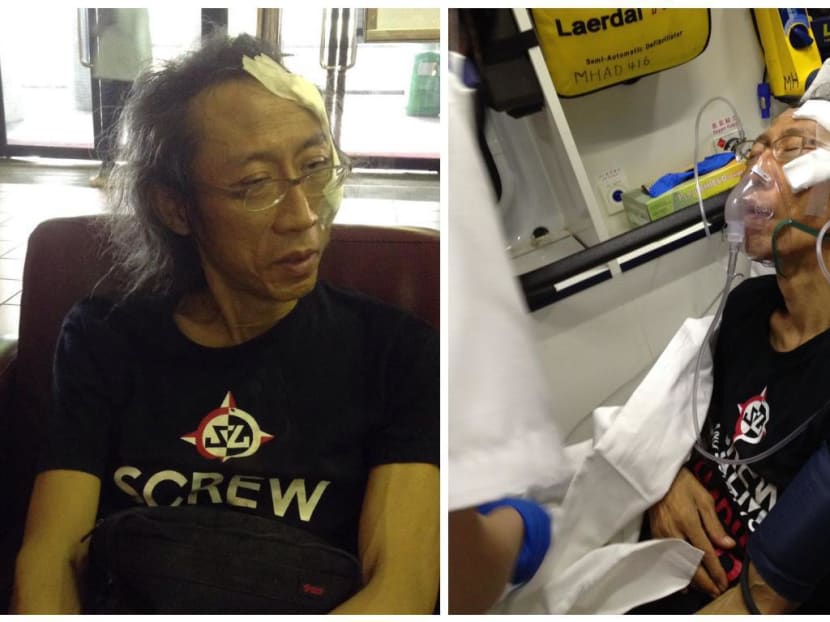 Lee Wen says lost consciousness in a bathroom at City University in Hong Kong after taking part in an art seminar on Saturday night. Photo: Helina Chan