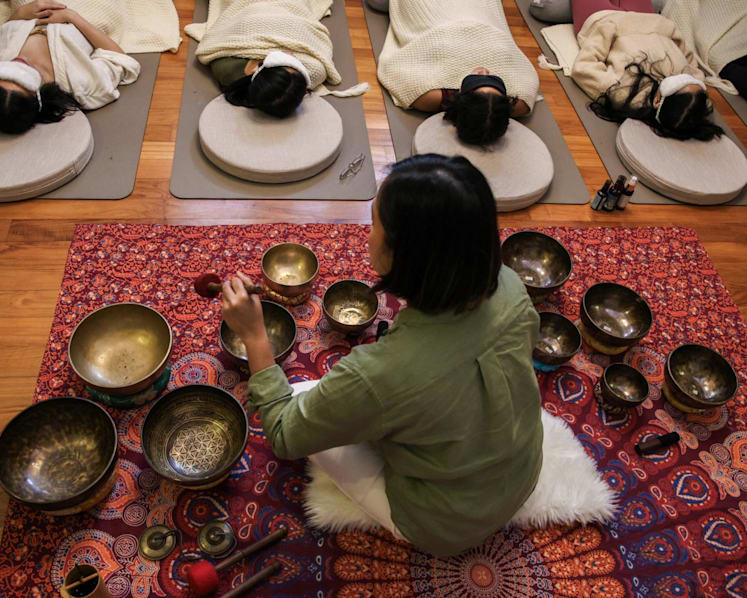 Gen Zen: A sound bath with singing bowls, rain sticks helped me to relax and sleep better, but it may not be for everyone