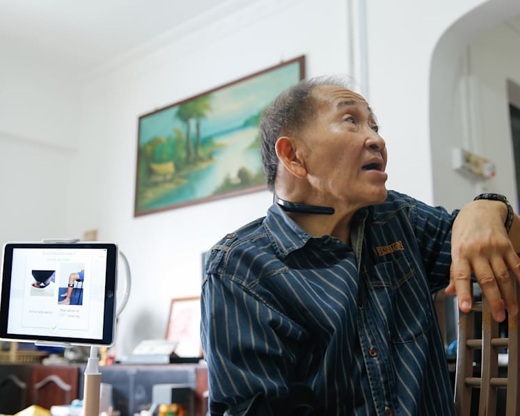 Tele-rehab programme gets thumbs-up from 72-year-old