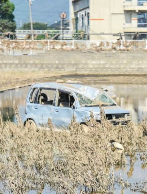 Flood-hit Japan