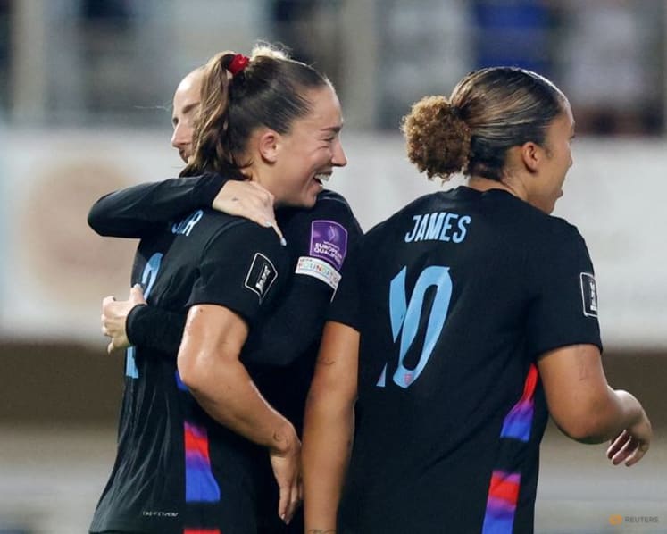 England women to host Ukraine at Wembley in World Cup playoff decider