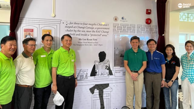 为纪念李光耀百岁冥诞 图管局在樟宜小屋设凝聚点