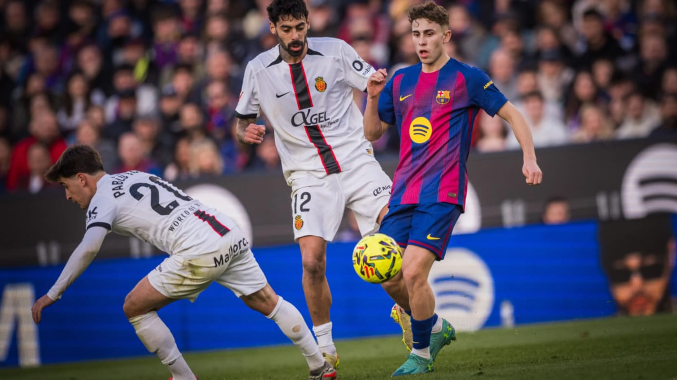 西甲：巴塞罗那轻取马略卡