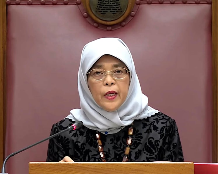 President Halimah Yacob among several public figures to test positive for Covid-19