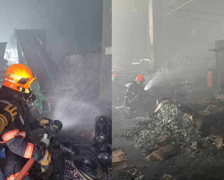 80 firefighters deployed to put out fire at Tuas waste recycling workshop