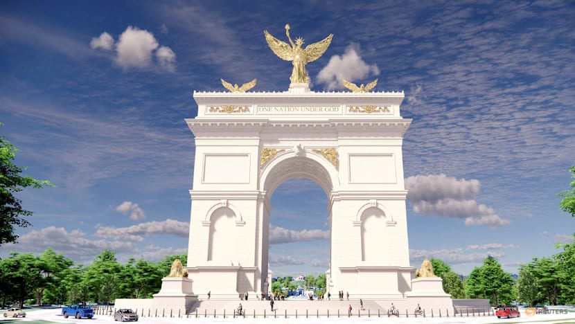 Trump's triumphal arch gets official name