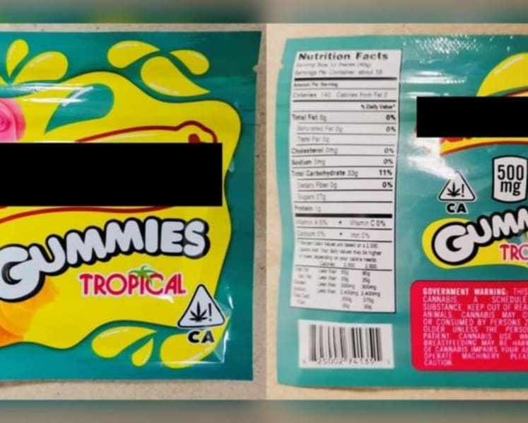 Woman arrested after 7g of cannabis found in parcel declared as cosmetics