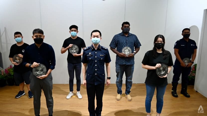 Victim injured by man with sword in Buangkok among 6 people given police awards for helping to restrain suspect Victim injured by man with sword in Buangkok among 6 people given police awards for helping to restrain suspect