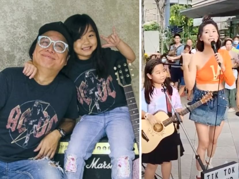 Singaporean musician Eric Ng's 10-year-old daughter joins Battle Of The Buskers; calls Wakin Chau her 'uncle'