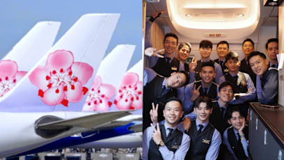 China Airlines' First All-Male Crew From Flies To New York; Passengers Joked It Feels Like A Boyband Debut