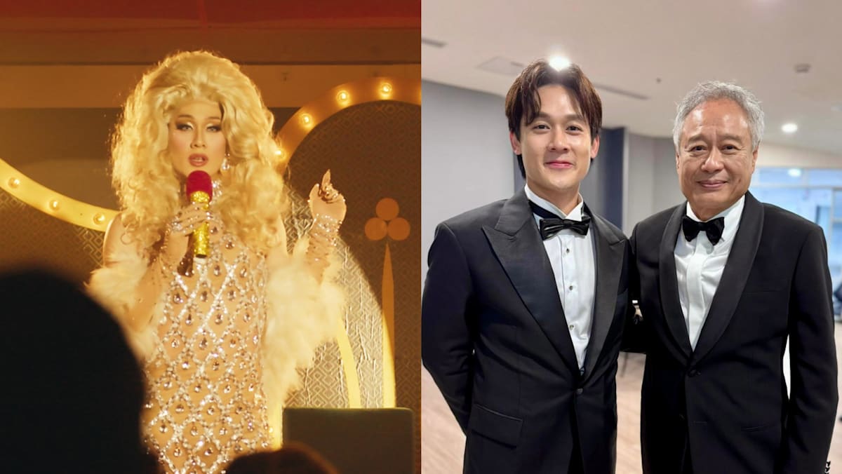 Richie Koh didn’t win a Golden Horse award, but he did score a photo with director Lee Ang