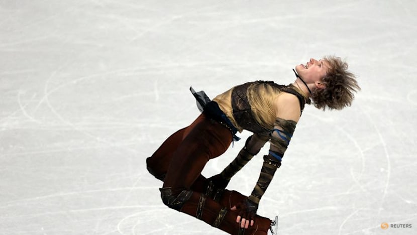 Figure skating-Malinin making history with skating's first Olympic backflip in decades