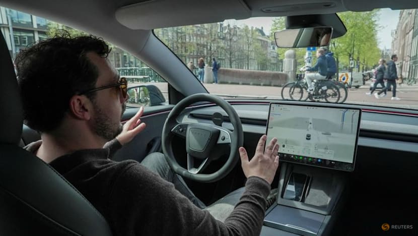 Inside one of Amsterdam's first supervised self-driving Teslas