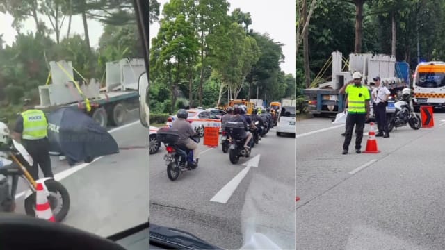 BKE车祸一死一伤 兀兰关卡交通一度阻塞