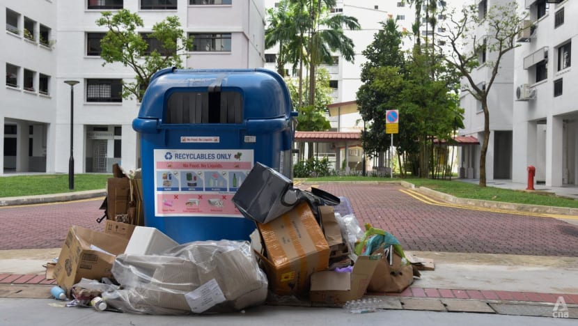 Your chilli sauce packet could be contaminating several batches of recyclable items Your chilli sauce packet could be contaminating several batches of recyclable items