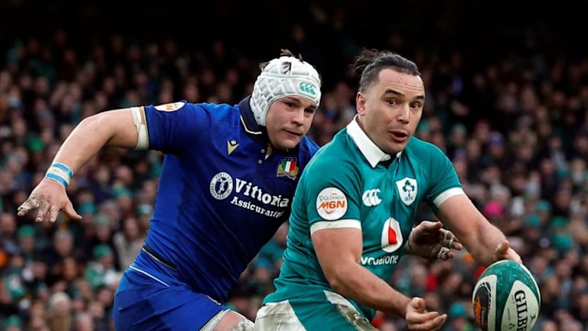 Ireland wing Lowe out of rest of Six Nations with groin injury