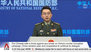 China cautious at first news conference since announcing investigation into top general