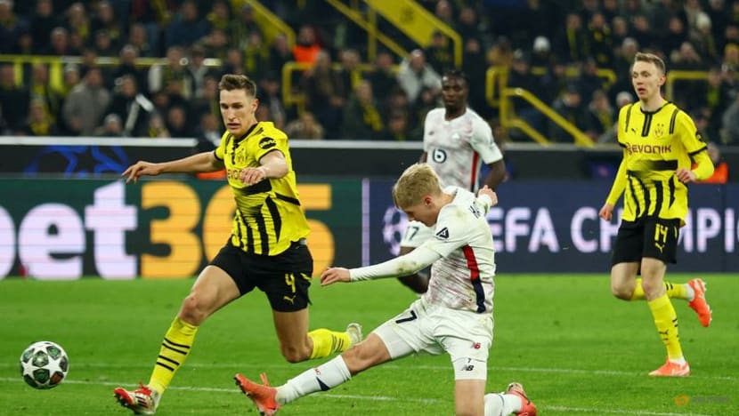 Lille claim 1-1 draw at Dortmund in Champions League first leg