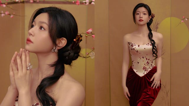 陈妍希晒旗袍美照，惊见“沈佳宜”回归！
