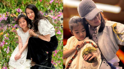 Zhang Ziyi Shares Rare Pics Of 9-Yr-Old Daughter, Whom Netizens Say Resemble Ex Husband Wang Feng
