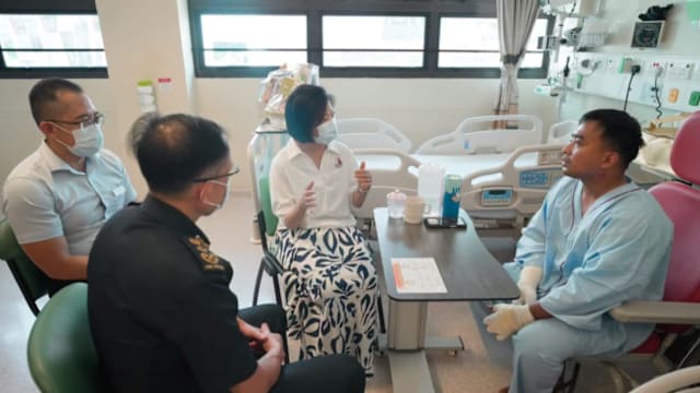 金文泰组屋致命火患 两消防员恢复良好 一人已出院