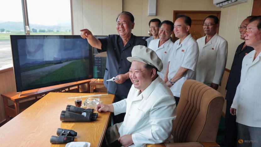 North Korea's Kim Jong Un oversees tests of 'suicide drones' North Korea's Kim Jong Un oversees tests of 'suicide drones'