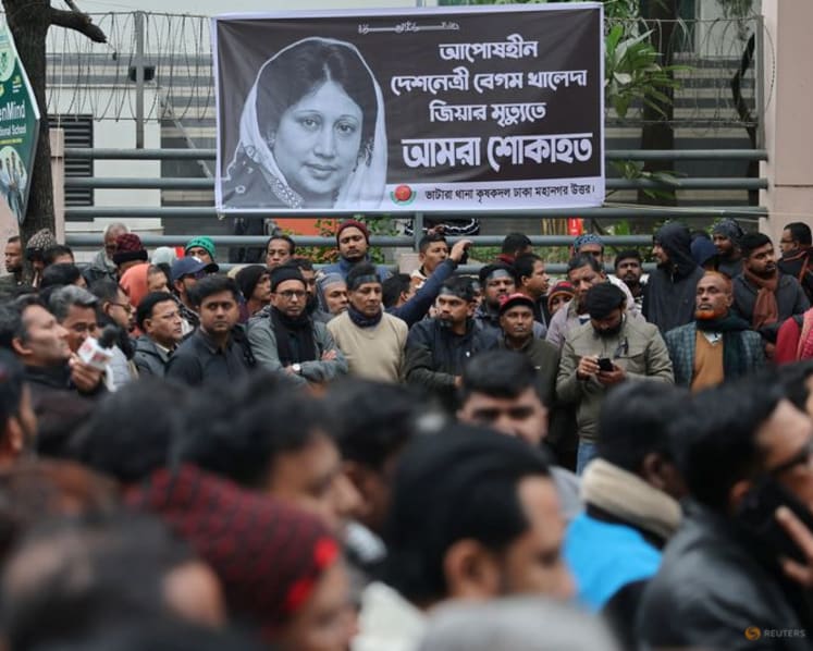 Bangladesh mourns ex-PM Khaleda Zia with state funeral
