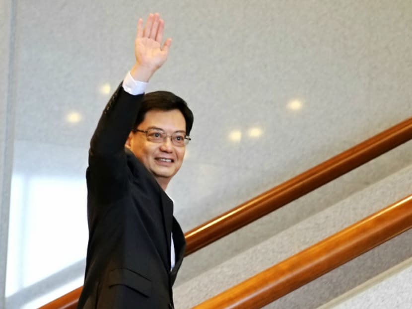 Finance Minister Heng Swee Keat arriving at Parliament House for Budget Day 2017. Photo: Nuria Ling/TODAY Finance Minister Heng Swee Keat arriving at Parliament House for Budget Day 2017. Photo: Nuria Ling/TODAY