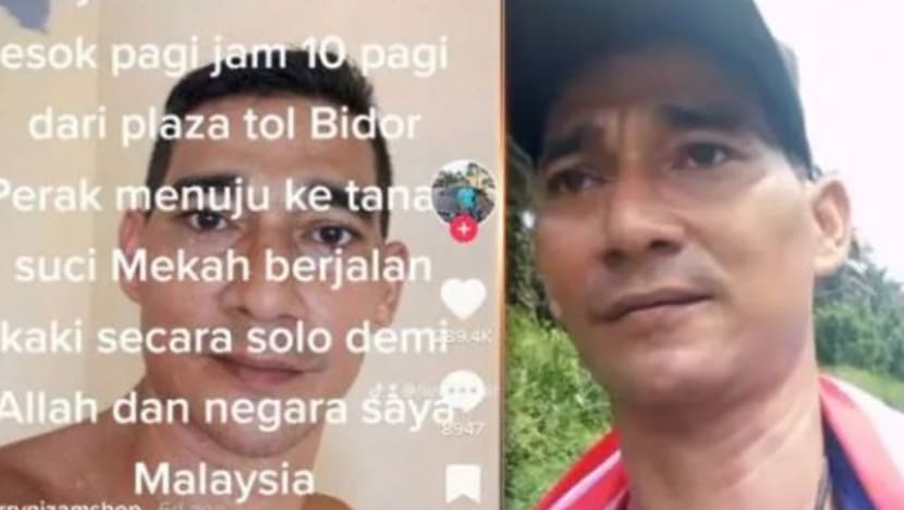 Lelaki ini tekad berjalan kaki dari M'sia ke Makkah Lelaki ini tekad berjalan kaki dari M'sia ke Makkah