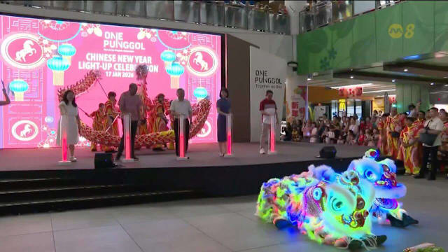 颜金勇主持榜鹅综合社区中心新春亮灯仪式 约5000名居民同迎马年