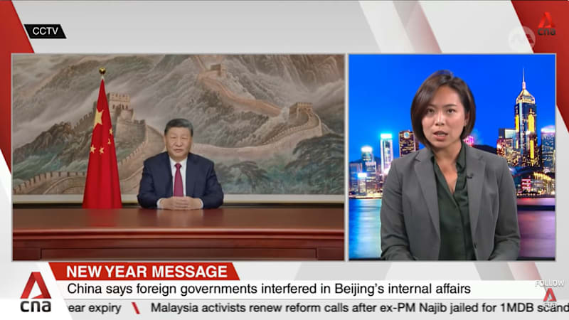 Chinese President Xi Jinping delivers New Year’s address focusing on economic growth