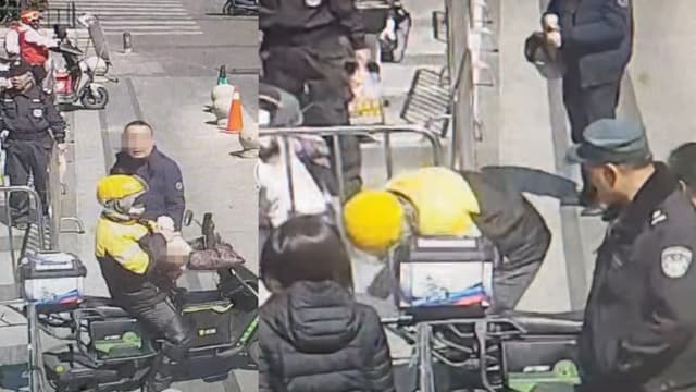 幼童食物卡喉 上海外送员施救三订单超时免责