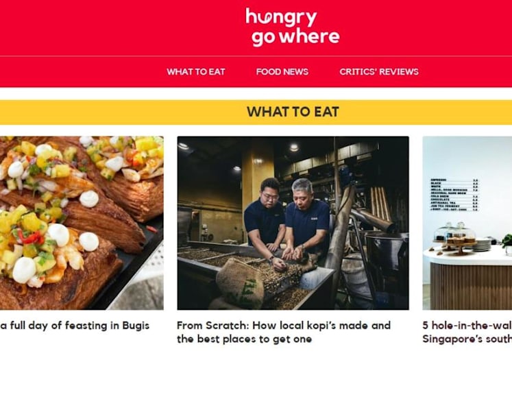 HungryGoWhere resumes operations after Grab buys, relaunches F&B site