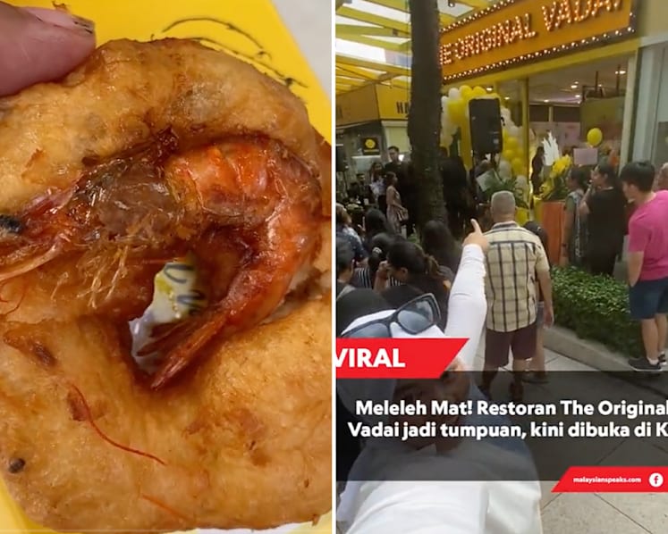#trending: Prawn fritter or doughnut? Netizens divided over authenticity of vadai sold at Singapore chain in KL