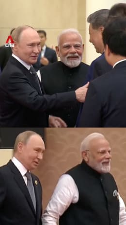 Xi, Modi and Putin huddle before SCO meeting in China
