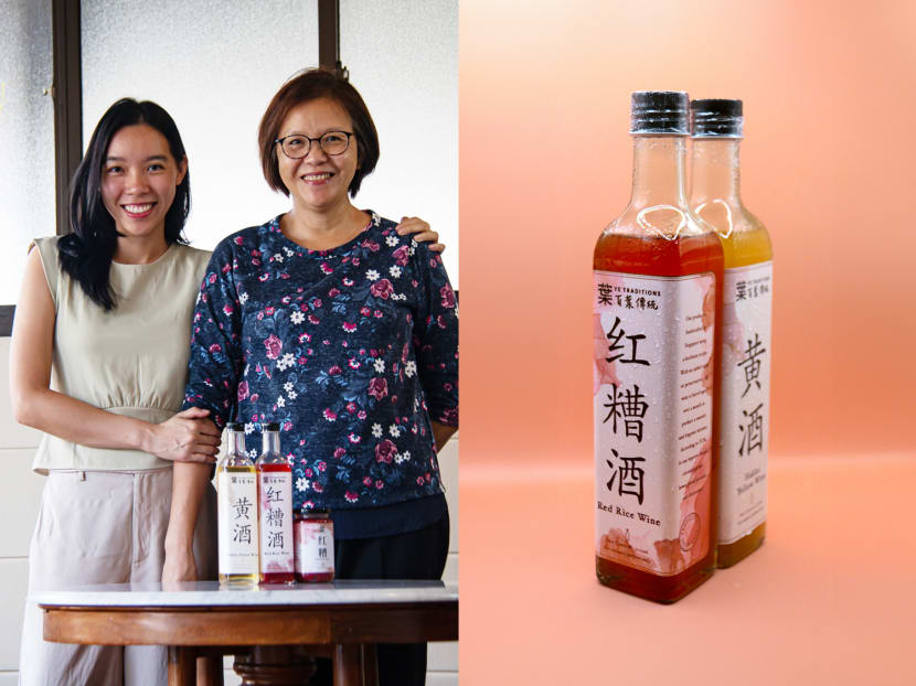 A mum and daughter sold their Ye Traditions homemade red rice wine on Carousell as an experiment and it became a hit