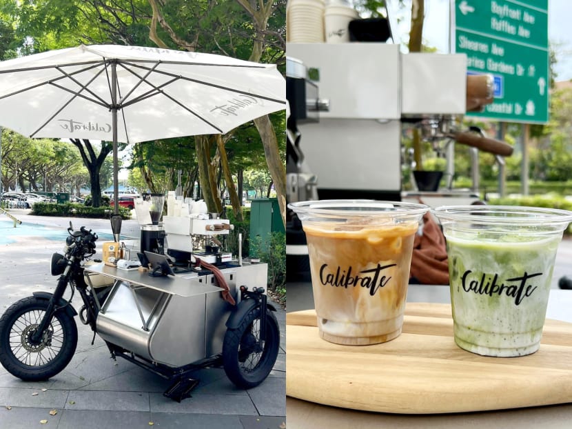 Former cafe barista now sells artisanal coffee from a motorcycle sidecar