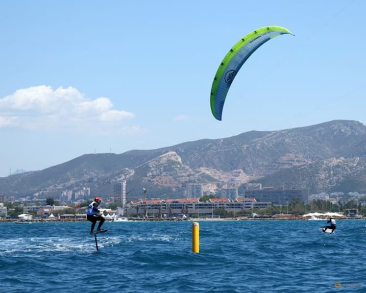 Kitefoiling: Singapore's Maximilian Maeder second in fleet after first seven races