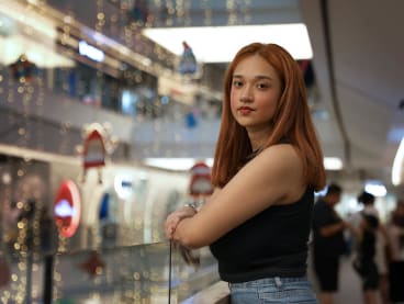 After unscrupulous spending brought Larissa Santhana Nair (above) to financial rock bottom, she embarked on a month-long no-buy ban.