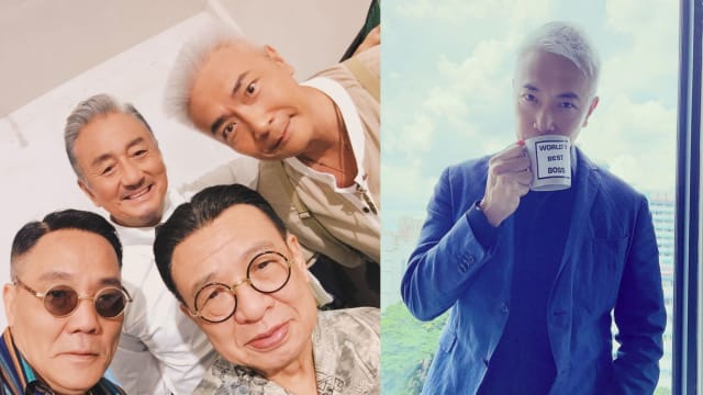 同框多位资深港星　轮到郑斌辉说“看你们的戏长大”