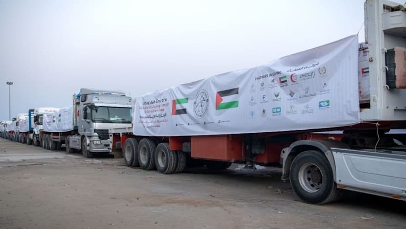 4 konvoi bantuan UAE masuk Gaza jelang Aidiladha