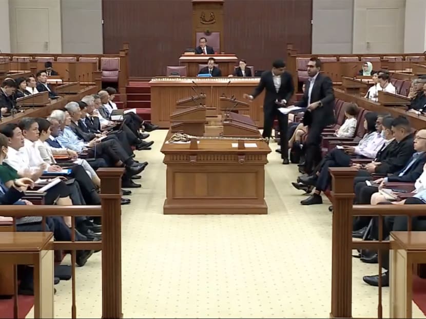 A file photograph of Leader of the Opposition Pritam Singh addressing Parliament. A file photograph of Leader of the Opposition Pritam Singh addressing Parliament.