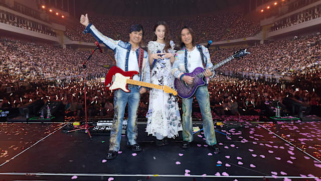 担任动力火车演唱会嘉宾，田馥甄向师兄真情告白！