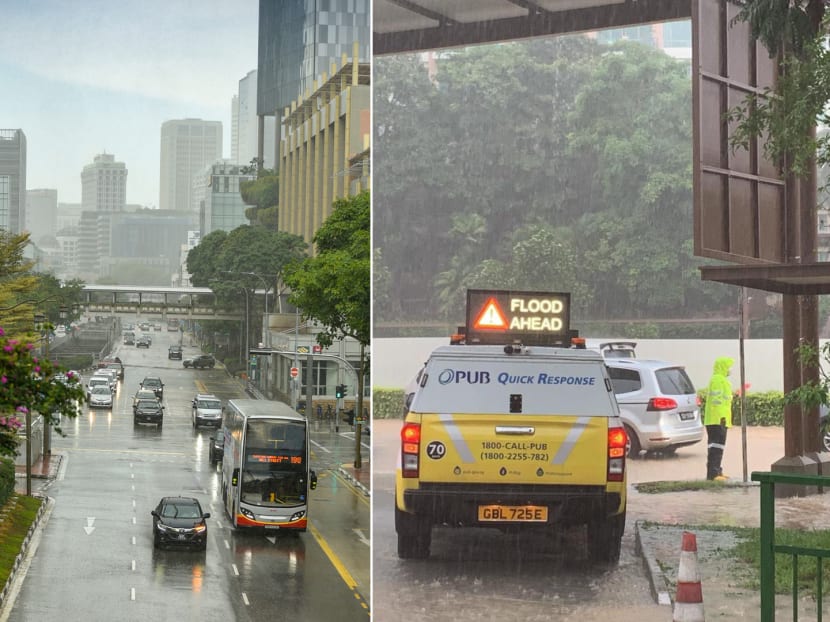 Rainfall over Singapore was heaviest over the northern and western parts of the island, and the temperature dipped to 21.3°C as of noon on Aug 24, 2021. Rainfall over Singapore was heaviest over the northern and western parts of the island, and the temperature dipped to 21.3°C as of noon on Aug 24, 2021.
