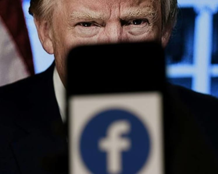 Commentary: Donald Trump once again plays a favourite role, the victim of Big Tech