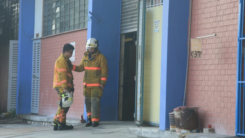 Massive fire put out at Toa Payoh Industrial Park
